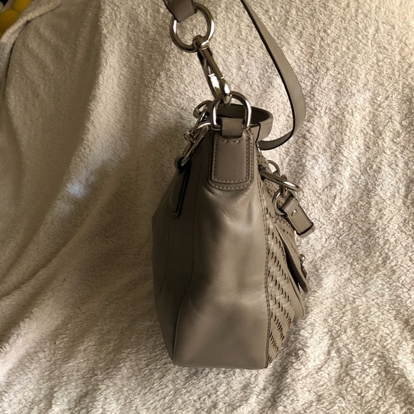 Coach Kristin woven leather round satchel - Picture 5 of 8